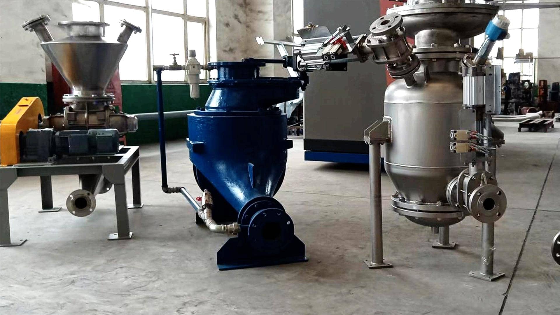 泡沫颗粒气力输送