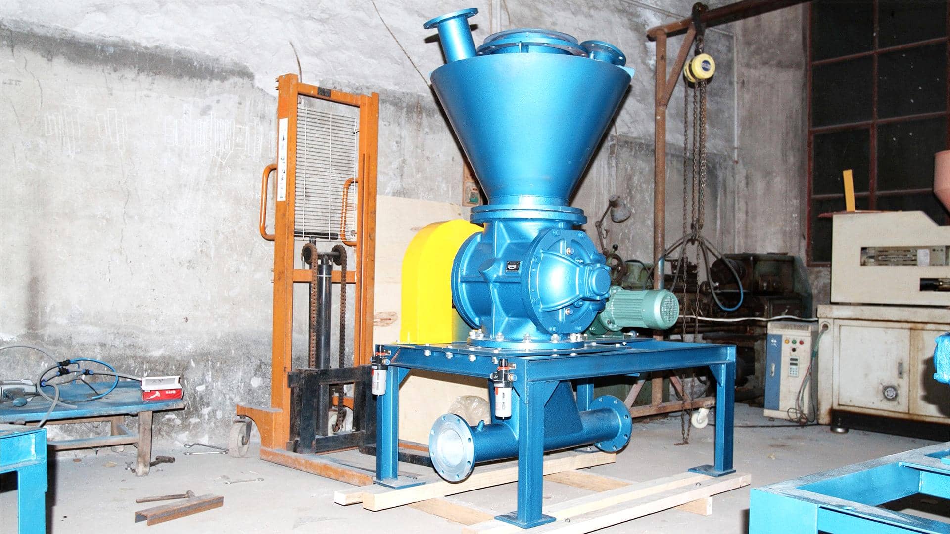 有机肥气力输送